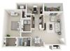 Coastline one bed floor plan Coastline one bed floor plan